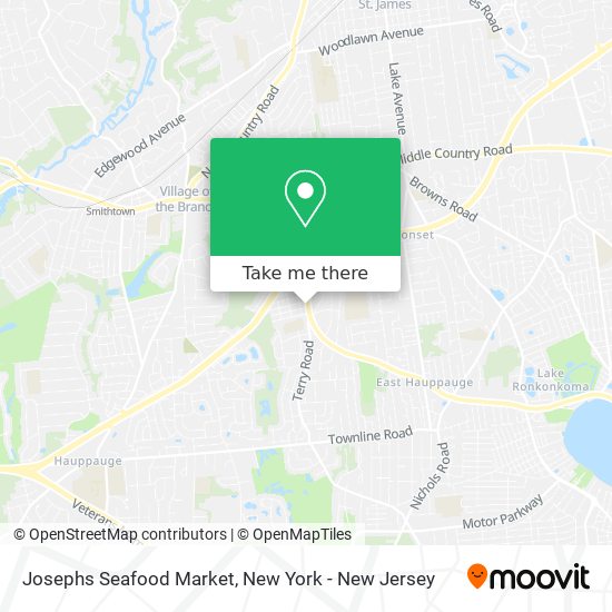 Josephs Seafood Market map