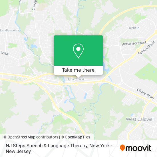 NJ Steps Speech & Language Therapy map