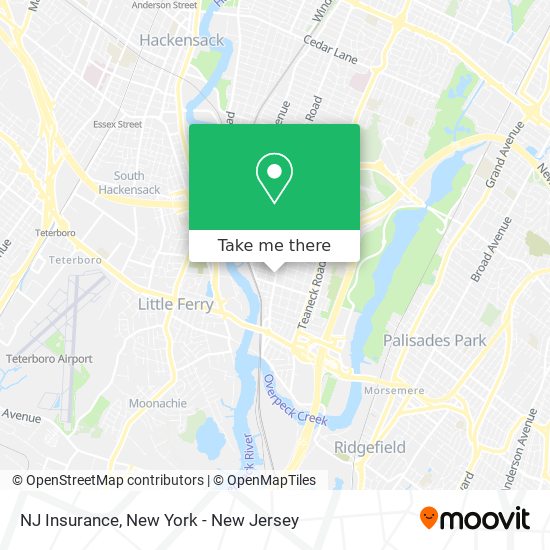 NJ Insurance map