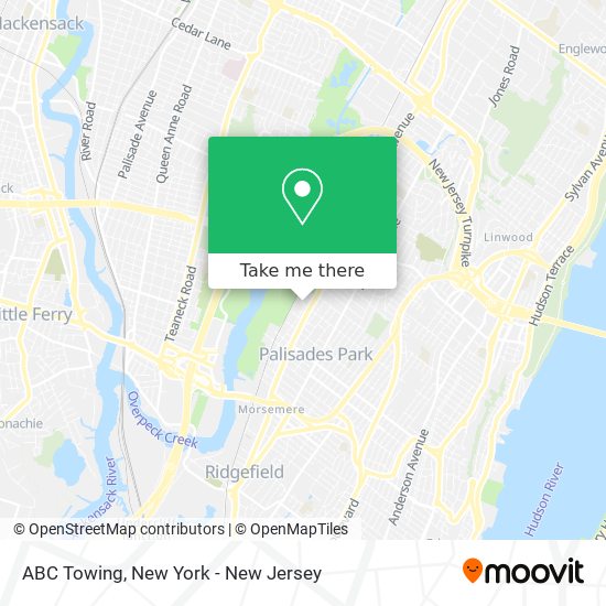 ABC Towing map