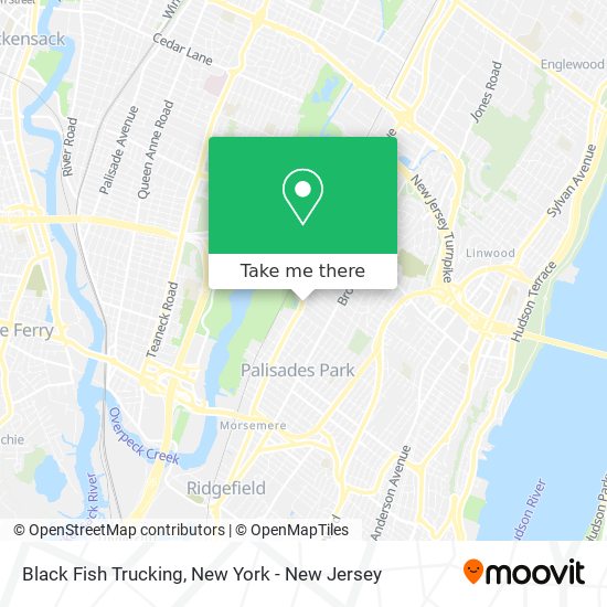 Black Fish Trucking map