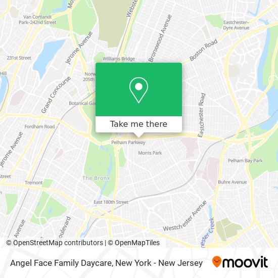 Angel Face Family Daycare map