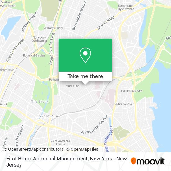 First Bronx Appraisal Management map