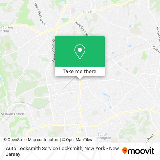 Auto Locksmith Service Locksmith map