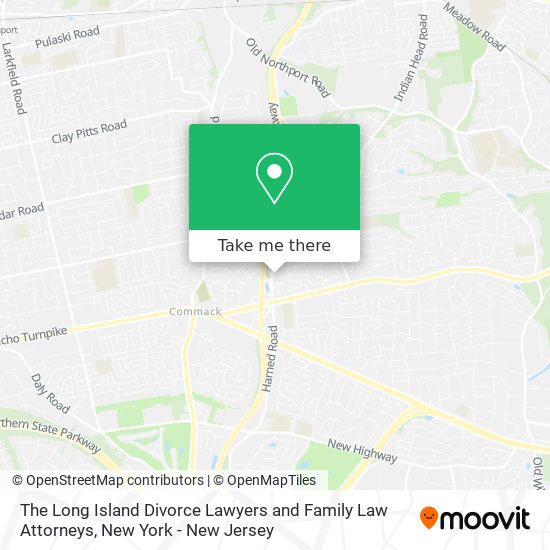 Mapa de The Long Island Divorce Lawyers and Family Law Attorneys