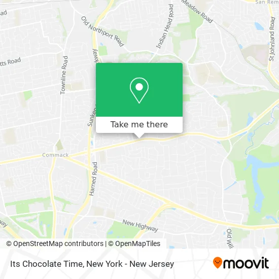 Its Chocolate Time map