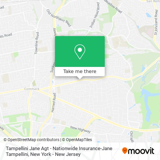 Mapa de Tampellini Jane Agt - Nationwide Insurance-Jane Tampellini