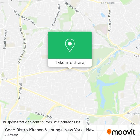 Mapa de Coco Bistro Kitchen & Lounge