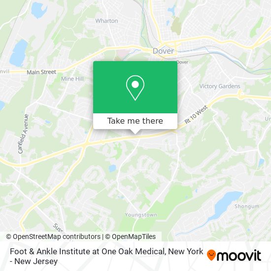 Foot & Ankle Institute at One Oak Medical map