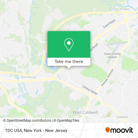 TDC USA map