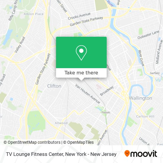 TV Lounge Fitness Center map