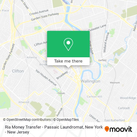 Ria Money Transfer - Passaic Laundromat map