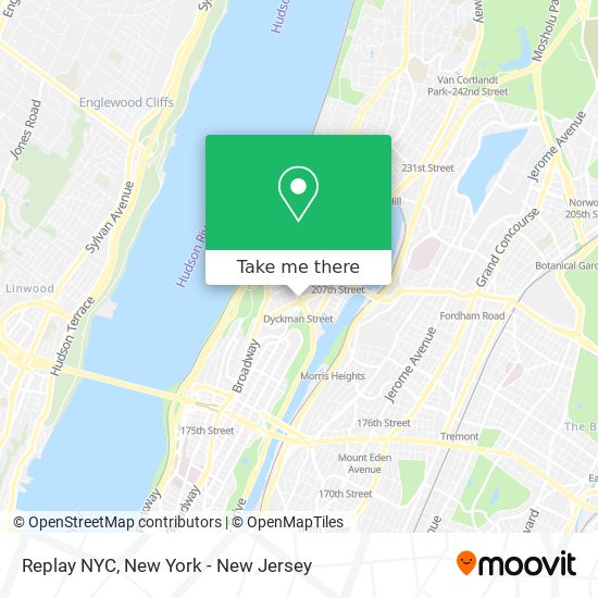 Replay NYC map