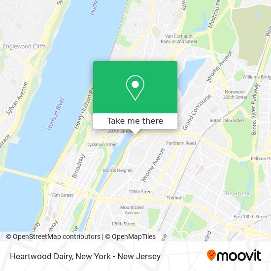 Mapa de Heartwood Dairy