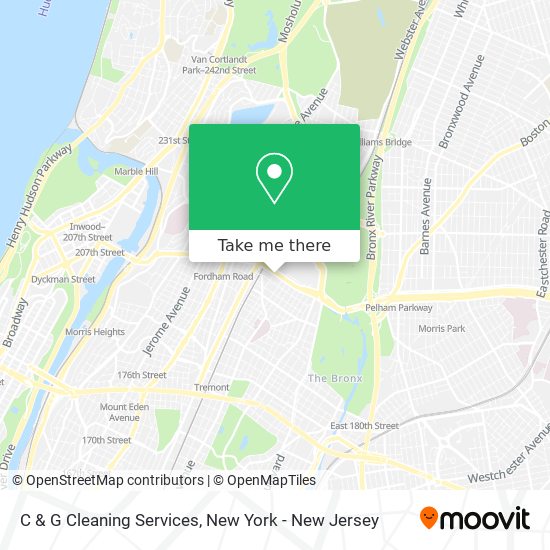 C & G Cleaning Services map