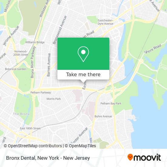Bronx Dental map