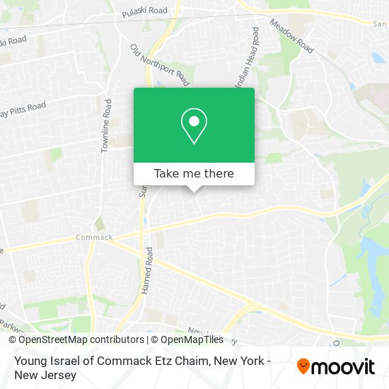 Mapa de Young Israel of Commack Etz Chaim