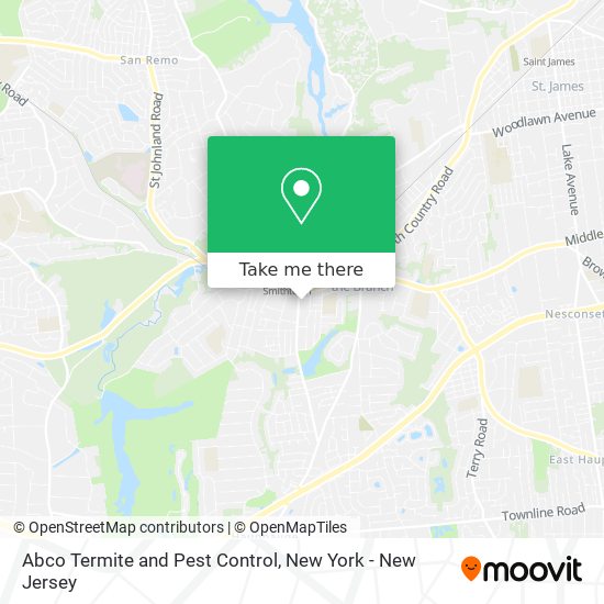 Mapa de Abco Termite and Pest Control