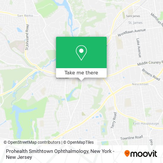 Prohealth Smithtown Ophthalmology map