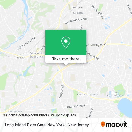 Mapa de Long Island Elder Care