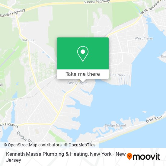 Kenneth Massa Plumbing & Heating map