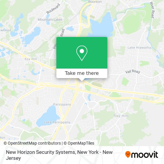 New Horizon Security Systems map