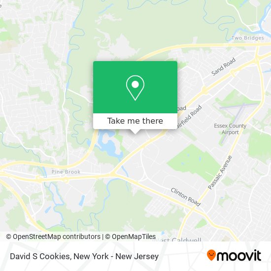 David S Cookies map