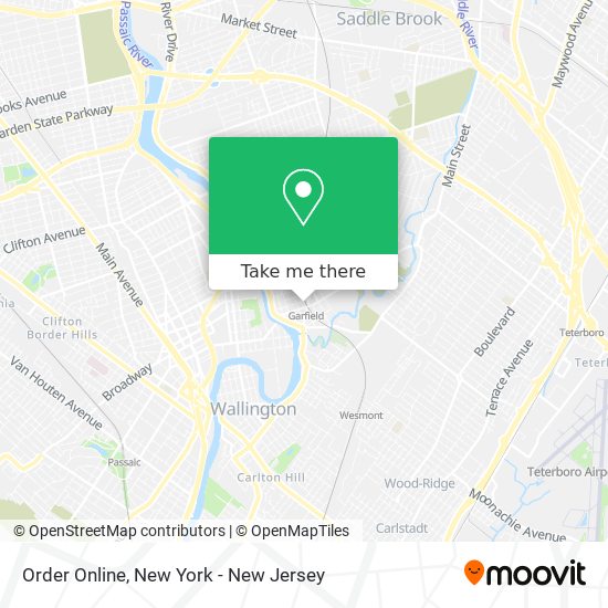 Order Online map