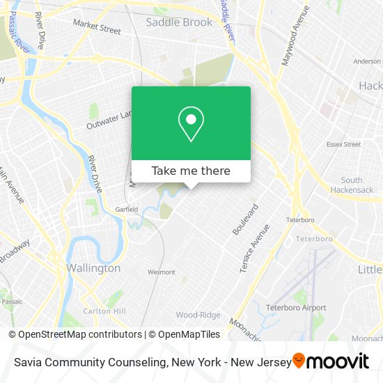 Mapa de Savia Community Counseling