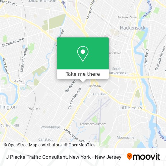 J Piecka Traffic Consultant map