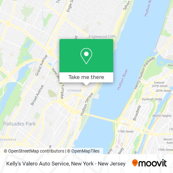 Mapa de Kelly's Valero Auto Service