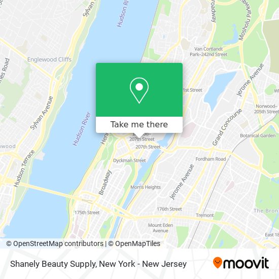 Shanely Beauty Supply map