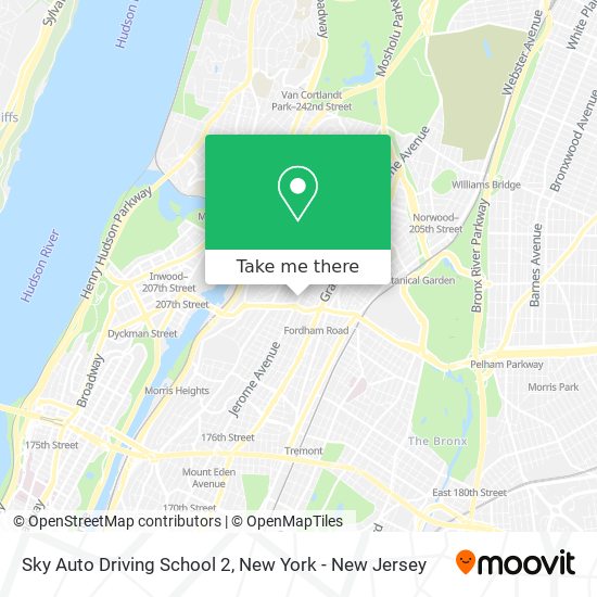 Mapa de Sky Auto Driving School 2