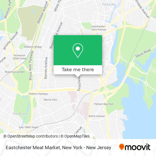 Mapa de Eastchester Meat Market