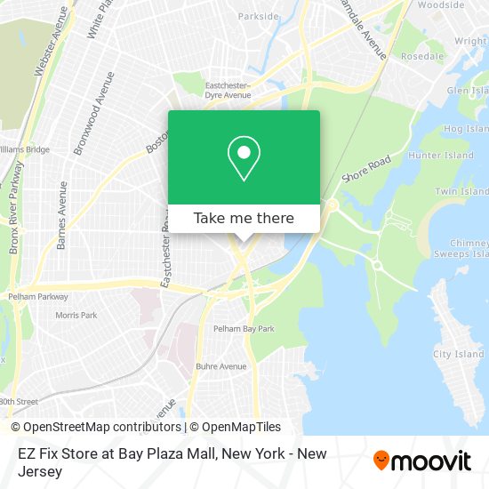 EZ Fix Store at Bay Plaza Mall map