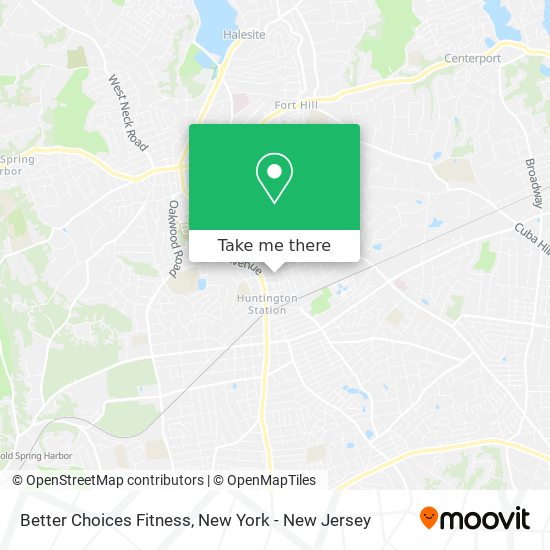 Better Choices Fitness map