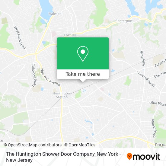 The Huntington Shower Door Company map