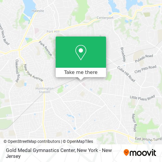 Gold Medal Gymnastics Center map