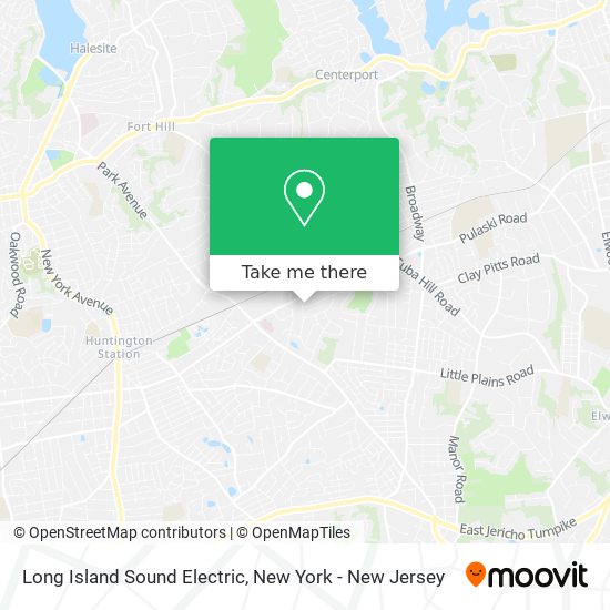 Mapa de Long Island Sound Electric