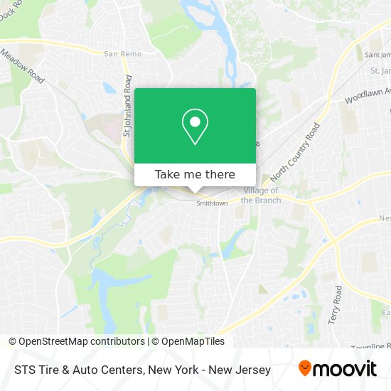 STS Tire & Auto Centers map