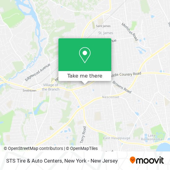 STS Tire & Auto Centers map