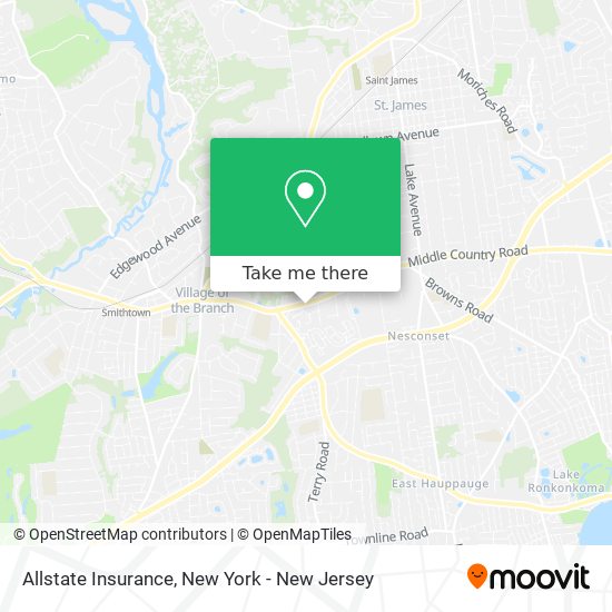 Allstate Insurance map