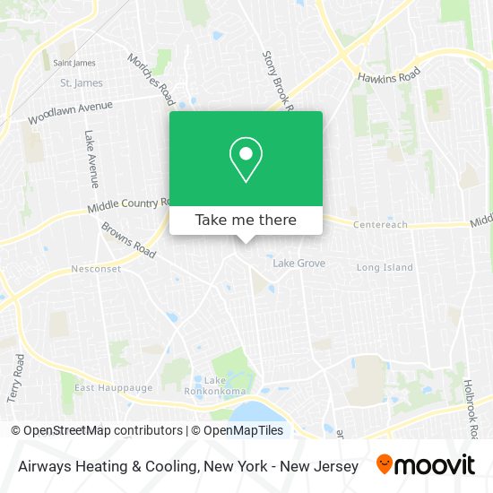 Airways Heating & Cooling map