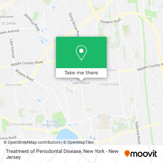 Treatment of Periodontal Disease map