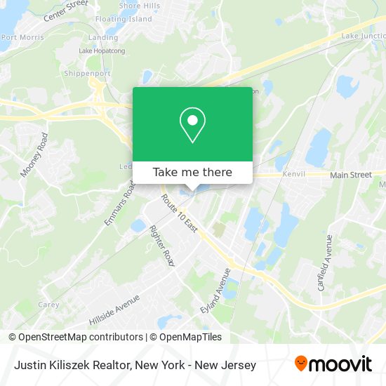 Justin Kiliszek Realtor map