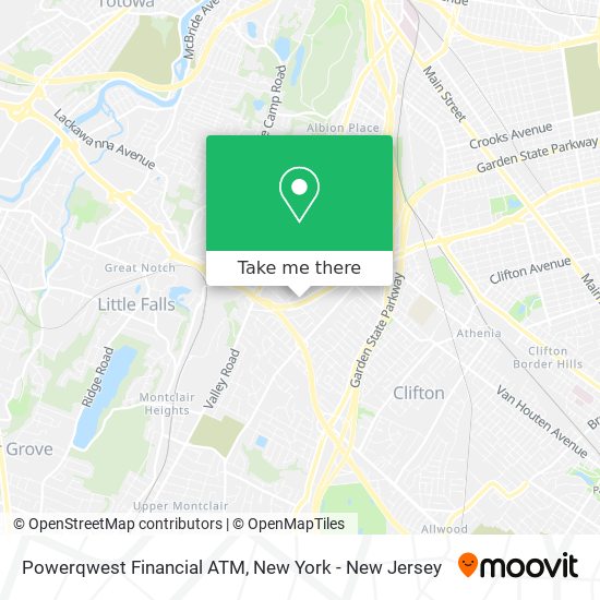 Mapa de Powerqwest Financial ATM