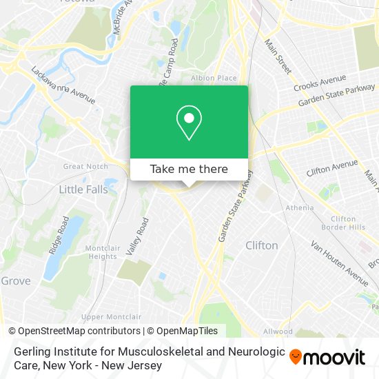 Gerling Institute for Musculoskeletal and Neurologic Care map