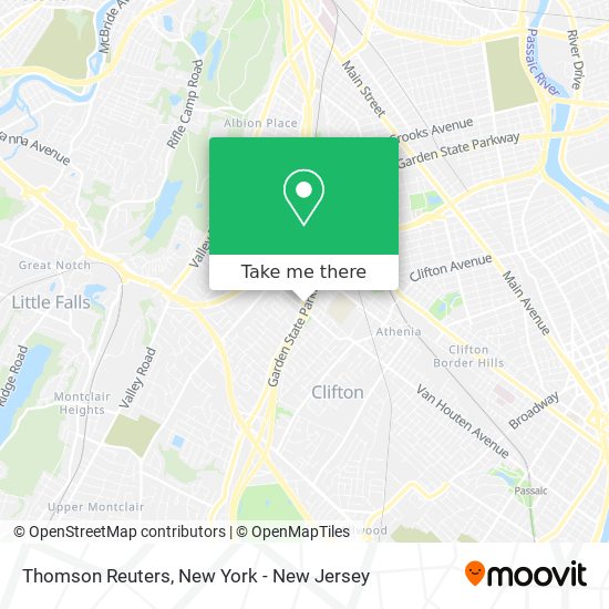 Thomson Reuters map