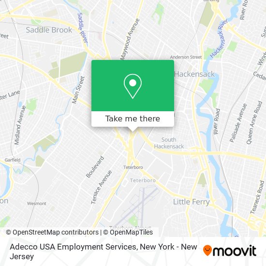 Adecco USA Employment Services map