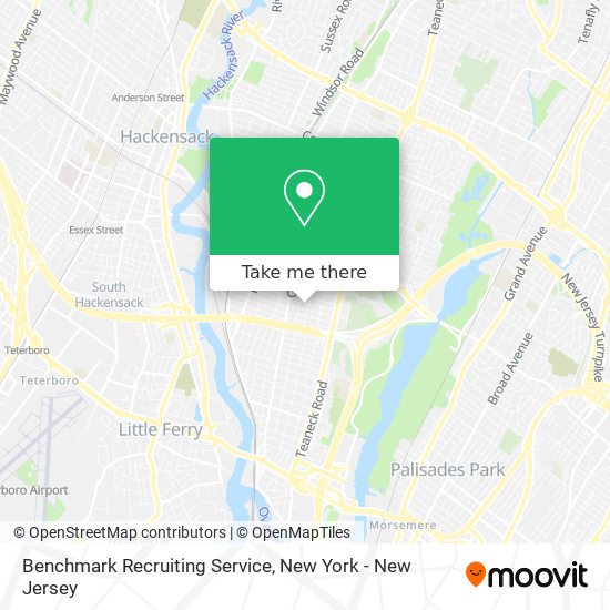 Mapa de Benchmark Recruiting Service